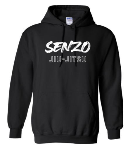 SENZO "INK BRUSHED" PULL OVER HOODIE (MIDNIGHT EDITION)